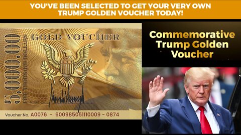 Trump 2024 campaign Golden Voucher