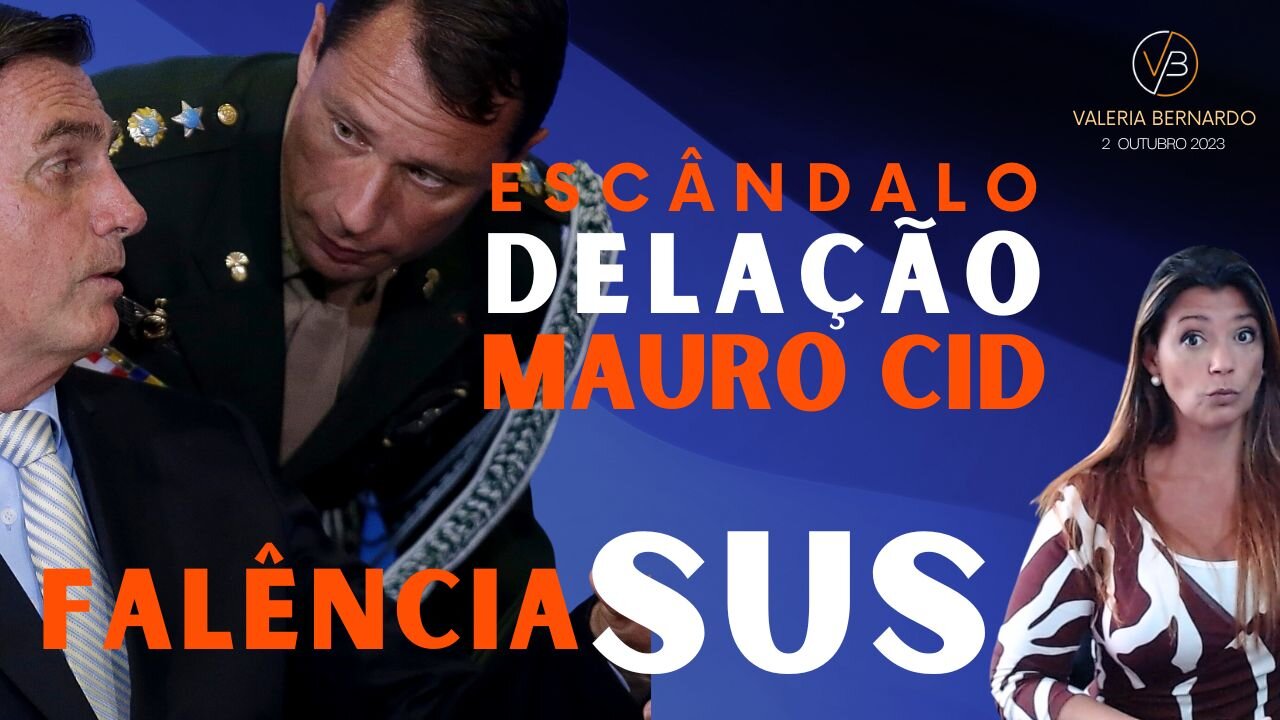 Delação de Mauro Cid é Cortina de Fumaça pra FALÊNCIA DO SUS