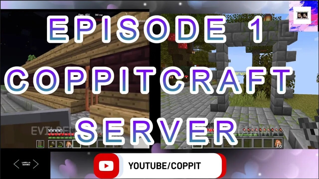 We were invited to play on a new #MINECRAFT SERVER. CoppitCraft EP 1