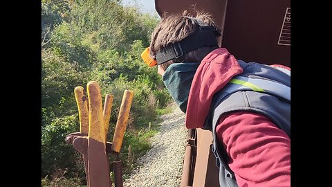 Train surfing across western Serbia