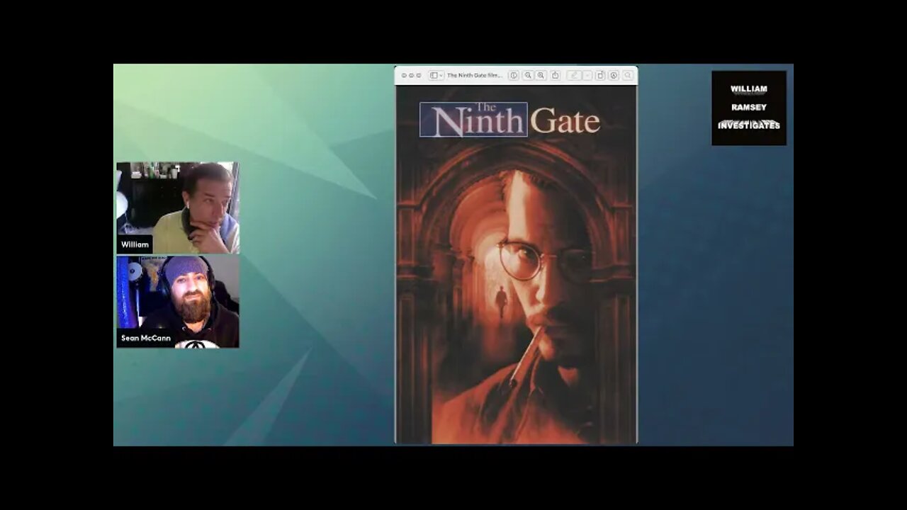 Researcher Sean McCann discusses the occult film The Ninth Gate.