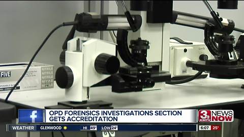 OPD forensics gets top accreditation