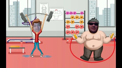 just another day at the gym for Stevie and Ric
