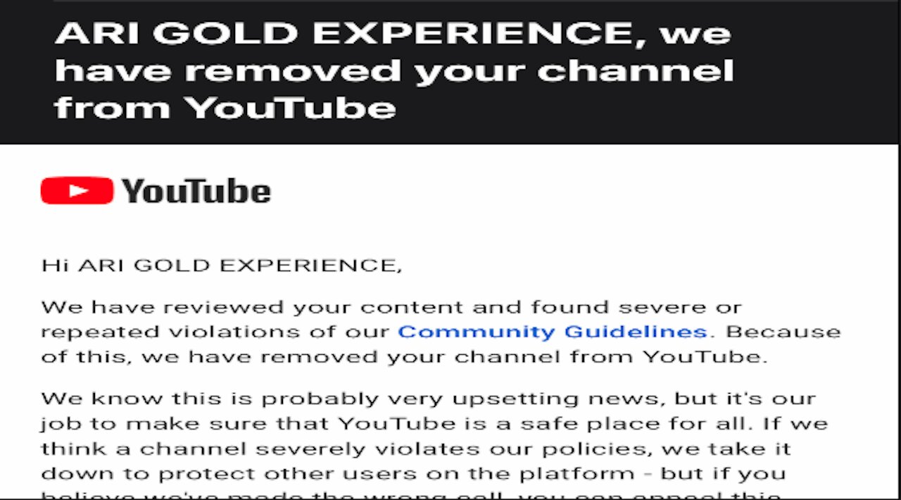 Ep.326 | YOUTUBE PERMANENTLY REMOVED MY CHANNEL TODAY