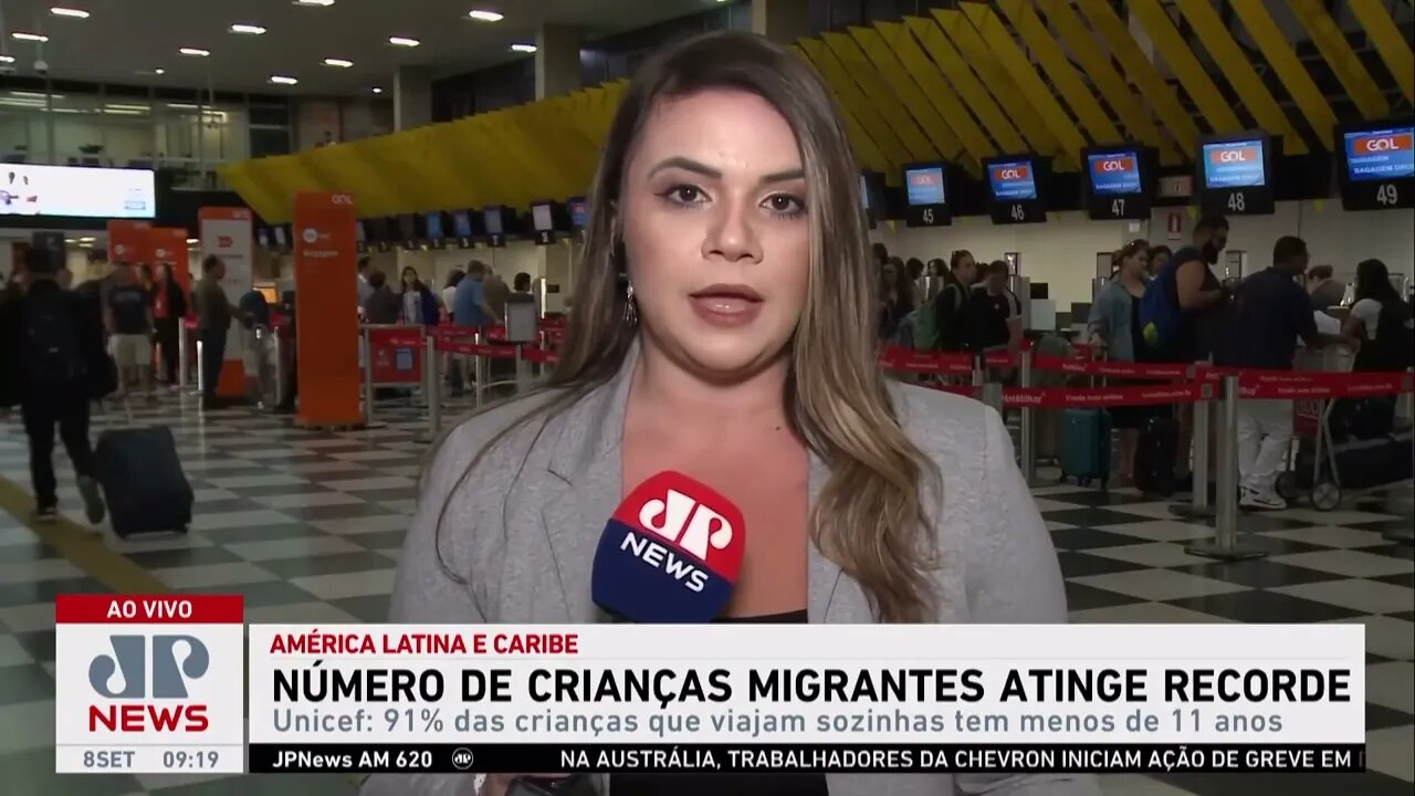 Número de crianças migrantes em deslocamento pela América Latina e o Caribe atinge novo recorde