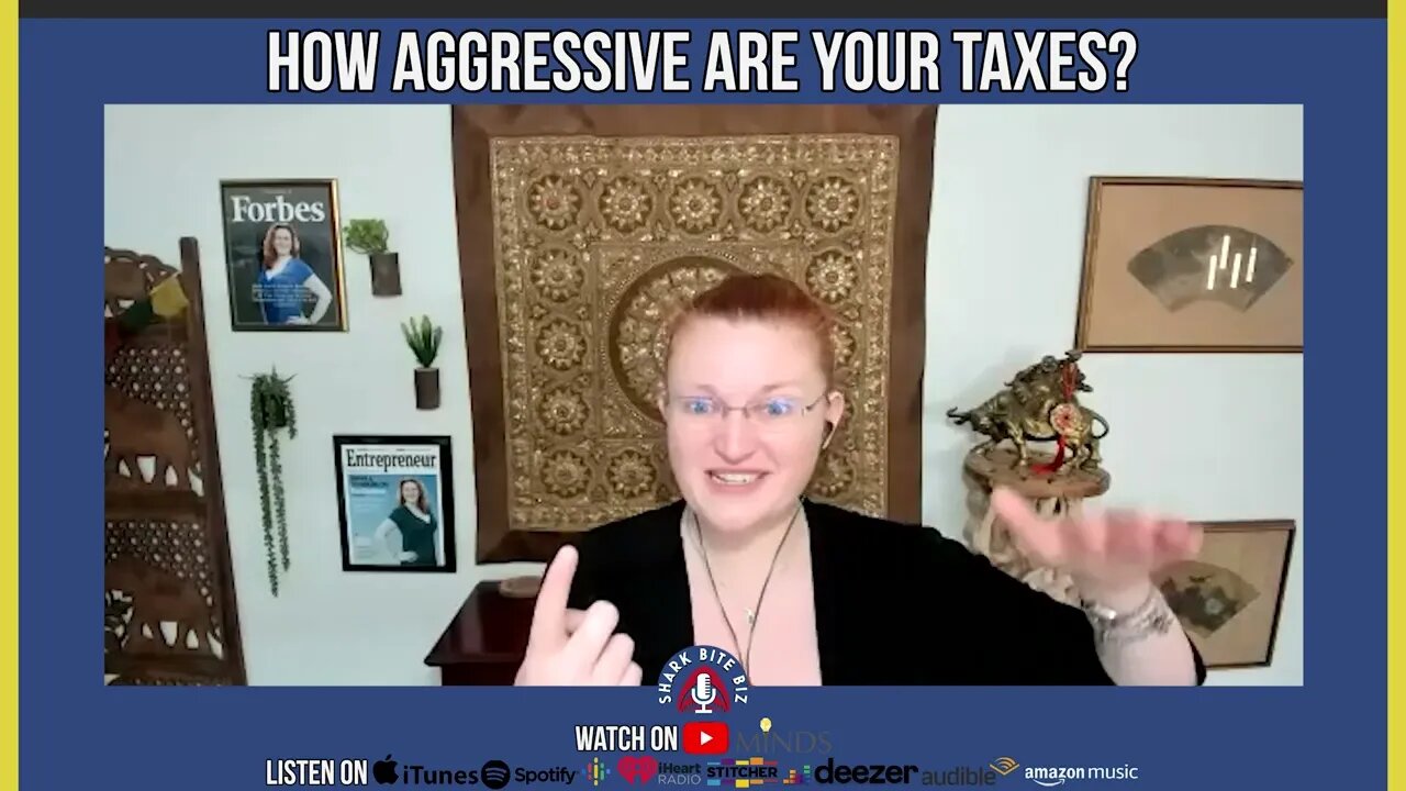Shark Bites: How Aggressive Are Your Taxes? Shauna "The Tax Goddess" on #SharkBiteBiz