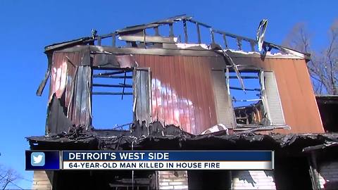 One killed in Detroit house fire overnight