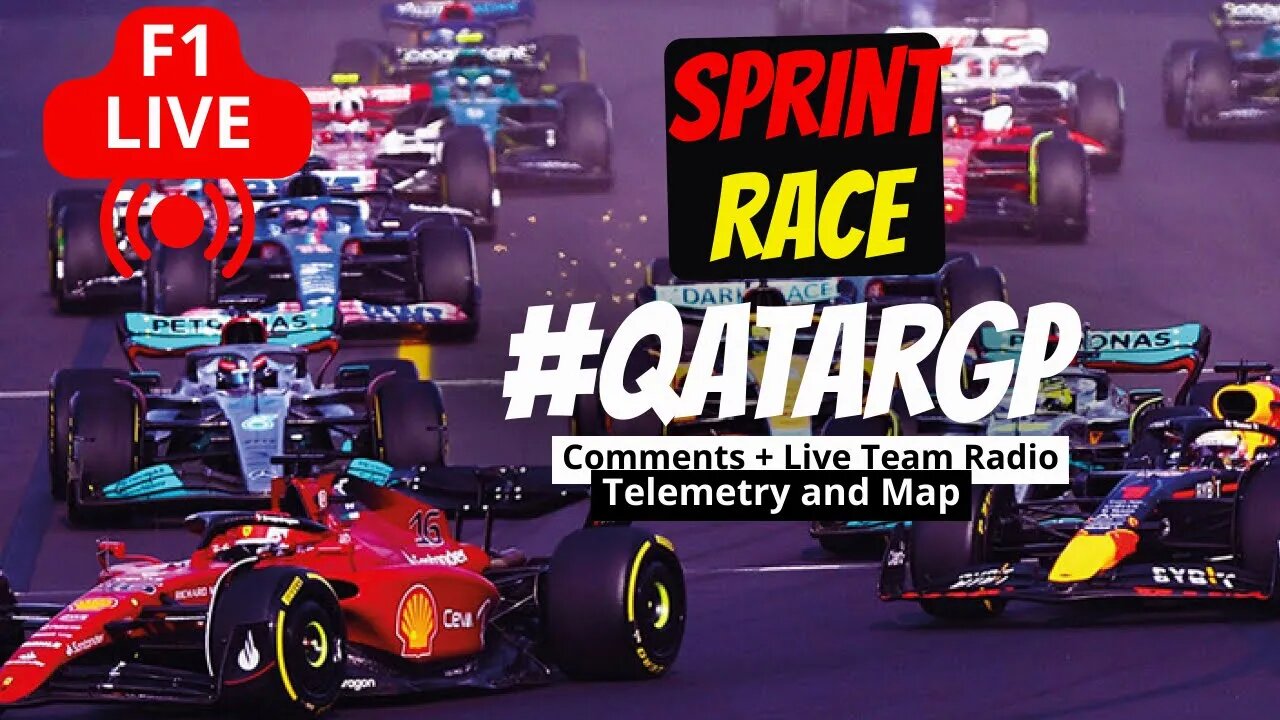 Live #Qatargp Sprint Race | Live Commentary | Live Timing and GPS Map