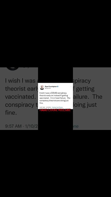 Ryan Cunningham Wishes He Got Unvaxxed For Xmas