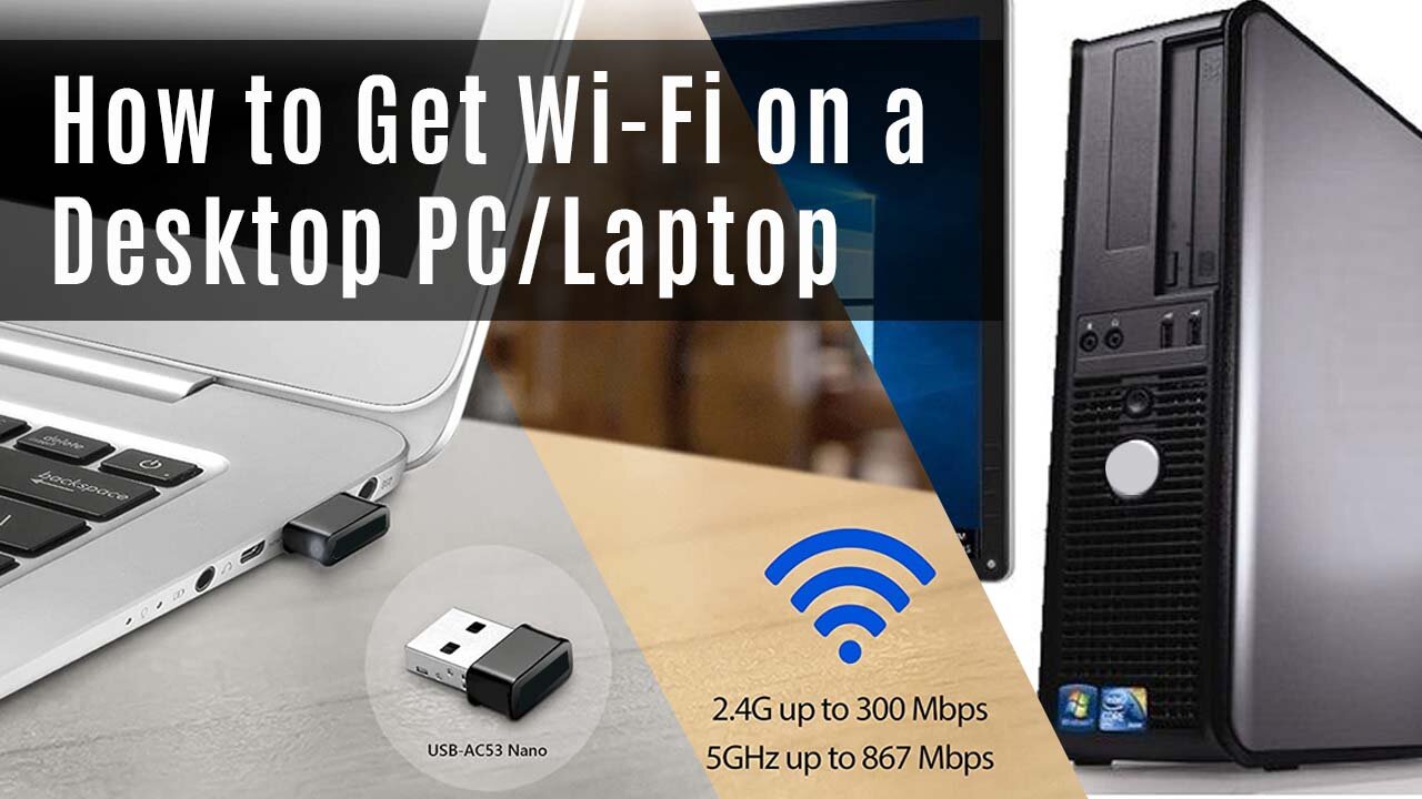 How to Get Wifi on Desktop​ PC/Laptop | How to Connect Desktop PC to Wifi​ (Windows 10) 2021