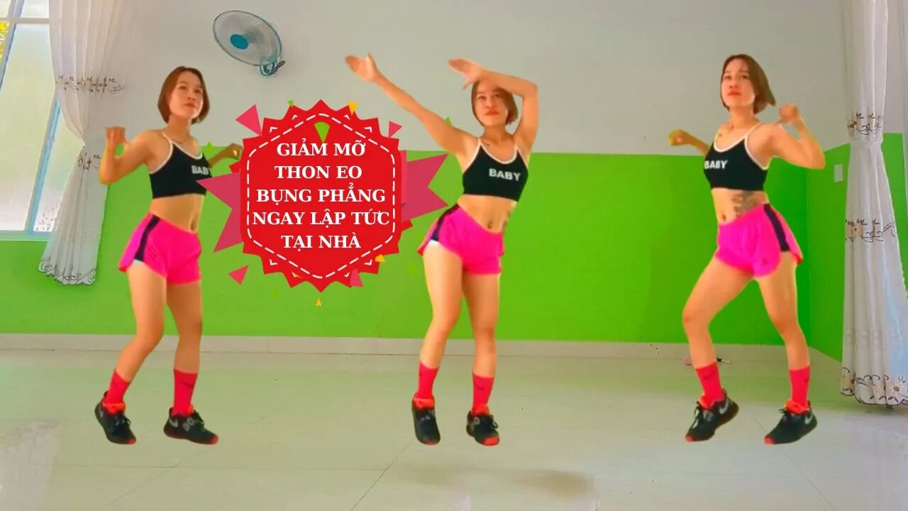 Bài Tập Aerobic 28 Phút 💃🔥 Bí Quyết Để Giảm Mỡ Thon Eo Cực Nhanh Tại Nhà 💪🏠