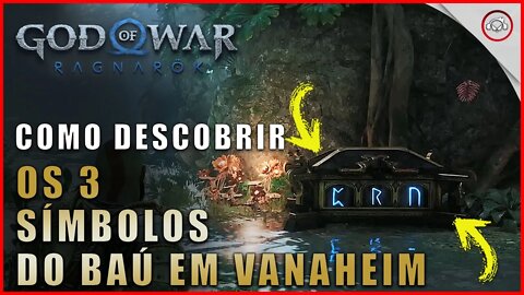 God of war Ragnarok, Como descobrir os 3 símbolos do baú em Vanaheim | Super dica