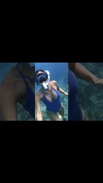 Sneak peek of cruising the Bvi in a lagoon catamaran #catamaran #bvi #snorkel #bikini #shorts