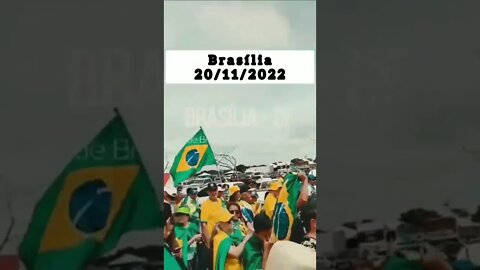 Brasília - 20/11/2022 . O poder emana do povo! O povo é o supremo!