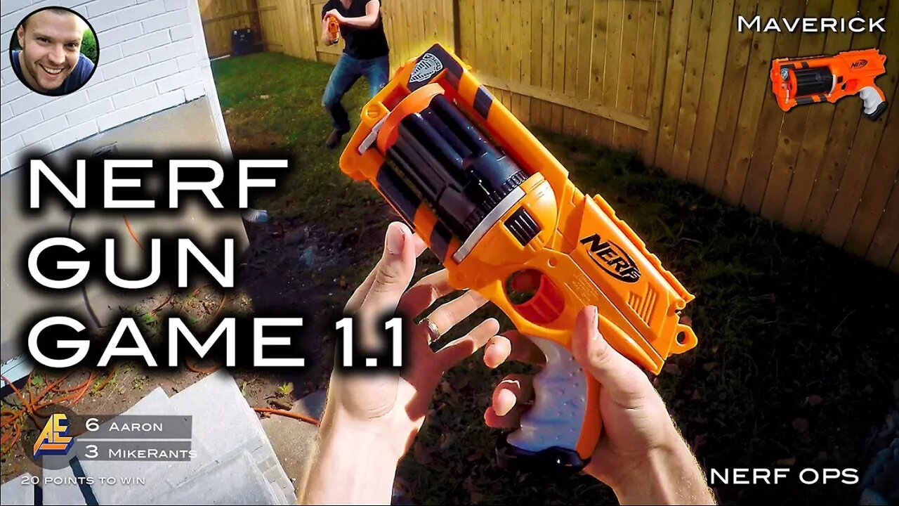 Nerf meets Call of Duty: GUN GAME (First Person Shooter!)
