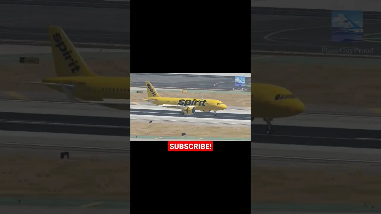 Spirit Airlines #shorts #atc #landing