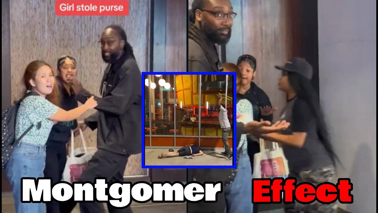 Black girl robs white girl in Mall, Black man beats white man unconscious with chair in Detroit.