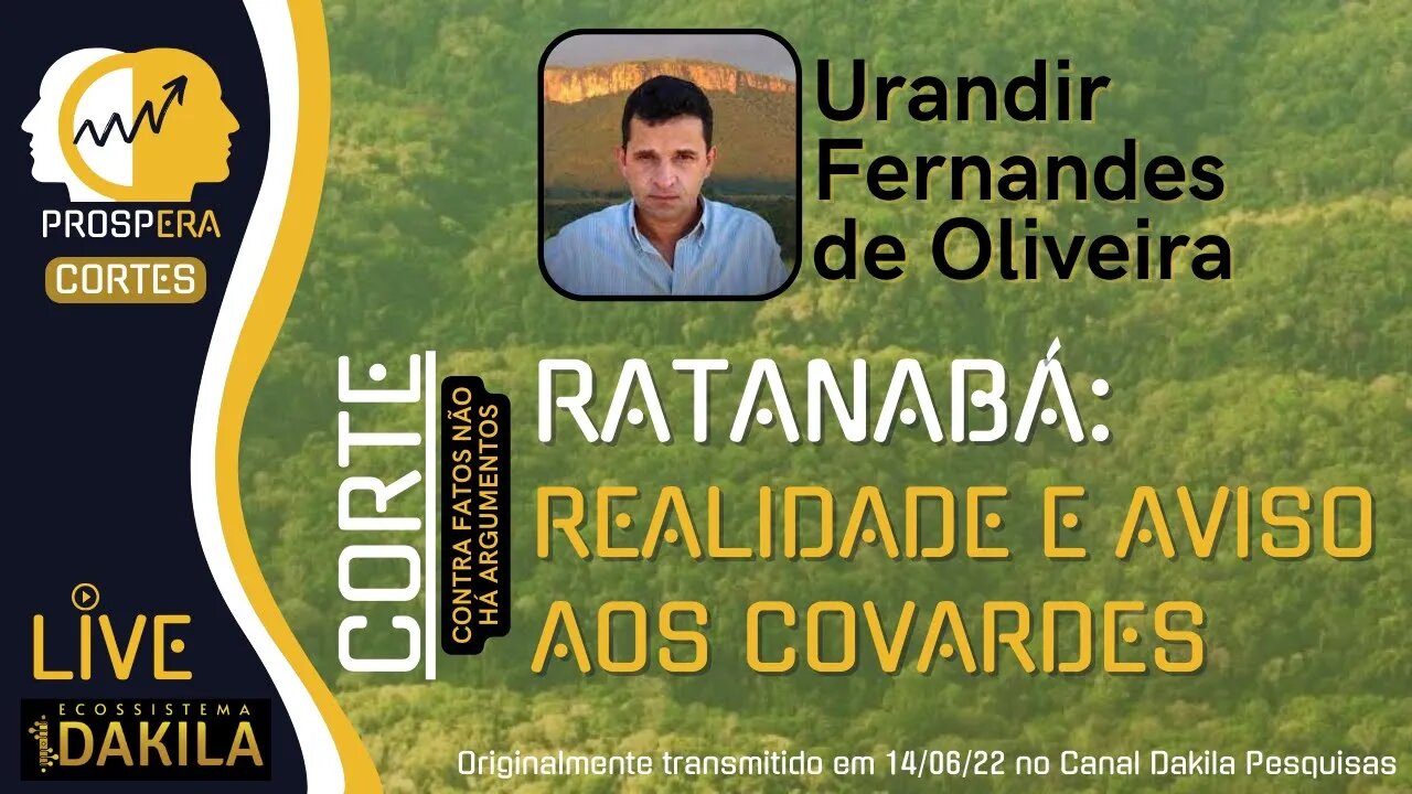 "Você repete o que os outros dizem, ou procura a verdade?" com Urandir Fernandes de Oliveira