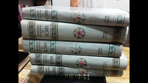 Grandeza e decadência de ROMA Guglielmo Ferrero 5 volumes