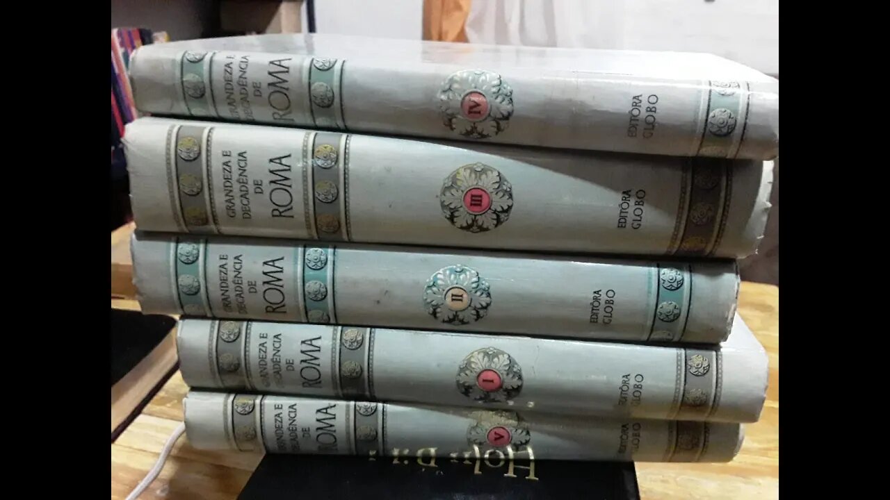 Grandeza e decadĂȘncia de ROMA Guglielmo Ferrero 5 volumes