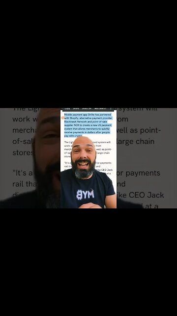 Shopify (and MANY others) to add Lightning Payments? #shorts