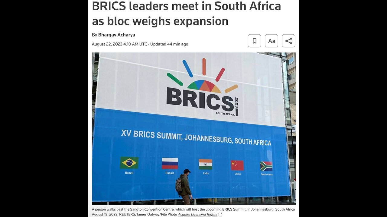 🗣️ On the future of the BRICS+: