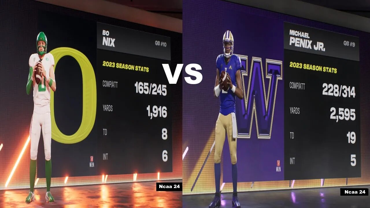 College Football 24 Oregon Ducks Vs Washington Huskies CFB Mod