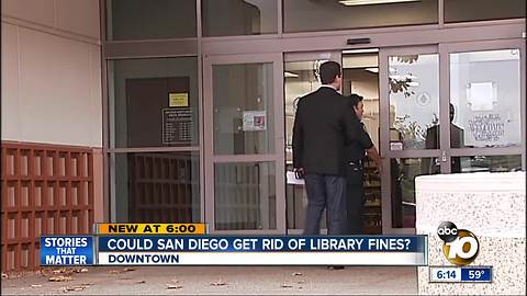 San Diego considering getting rid of library fines