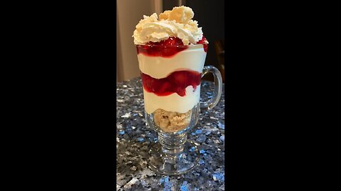 Cherry Lemon Yogurt Parfait