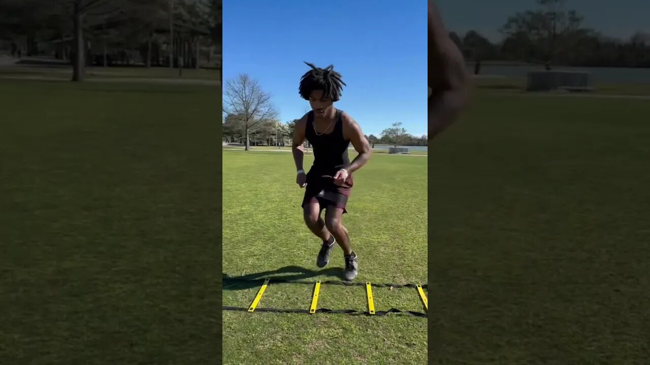 Ladder Drills With “BOOTY BAND”