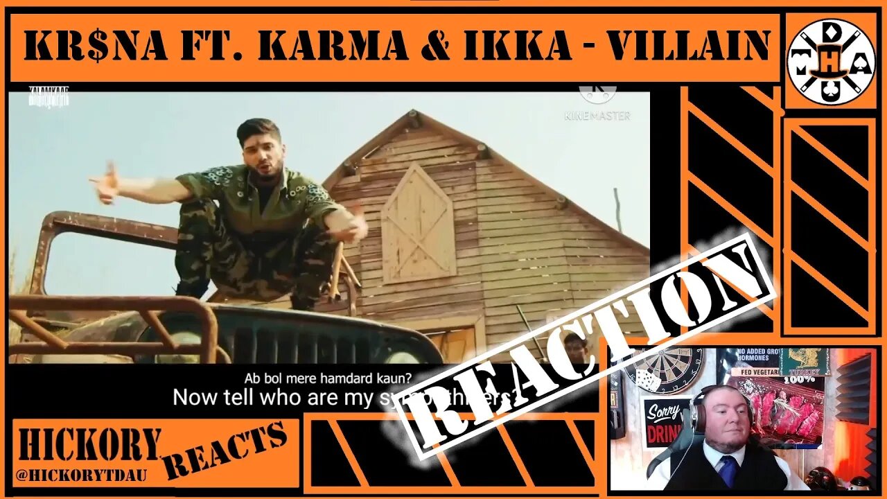 Got Me Wanting To Be The Bad Guy! KR$NA Ft. Karma & IKKA - Villain Official Video REACTION | Hickory