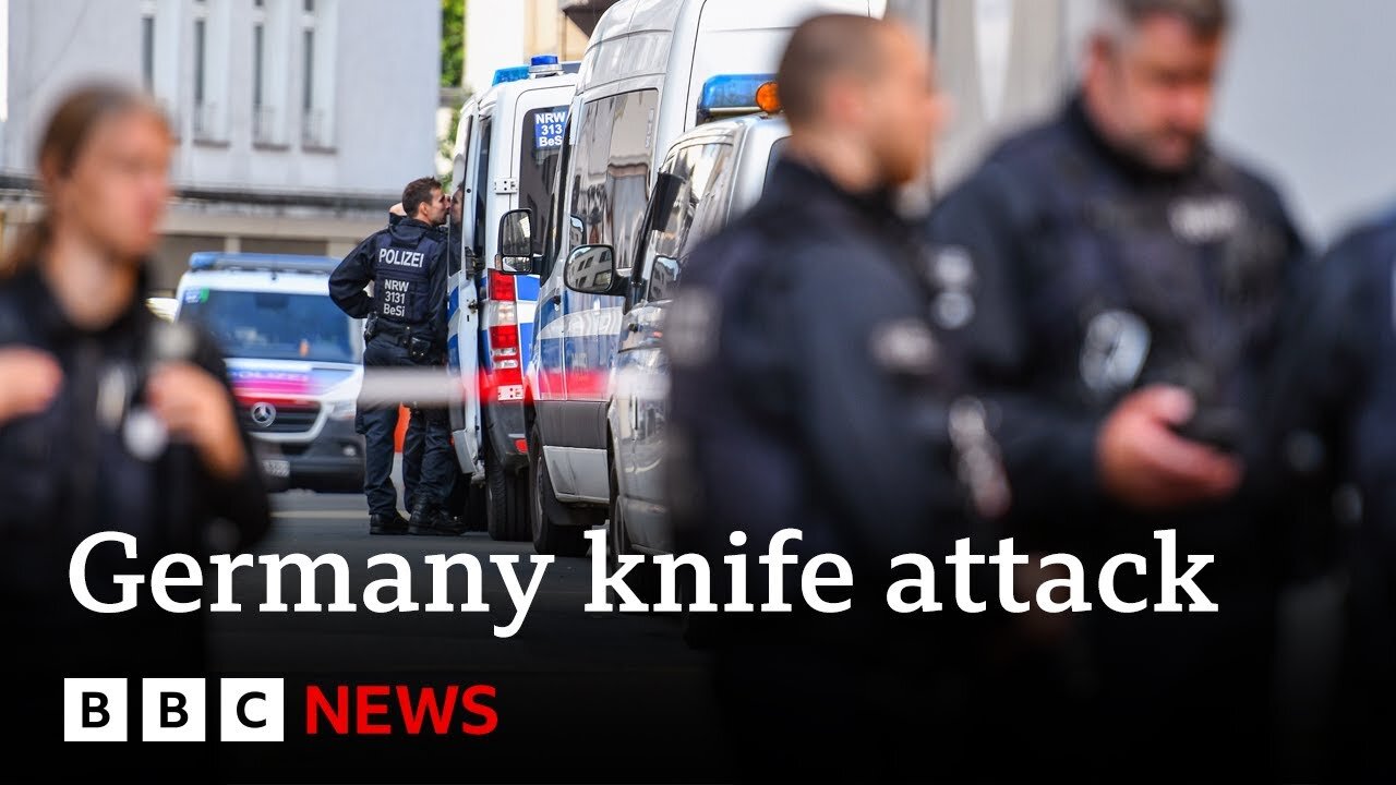 Solingen: German police arrest 15-year-old after three people killed in knife attack | BBC News