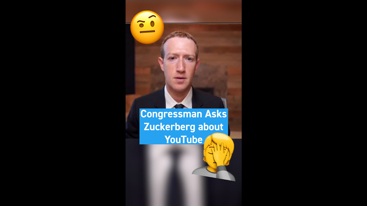 Congressman Asks Mark Zuckerberg a YouTube Question 🤦‍♂️ - WTA #Shorts