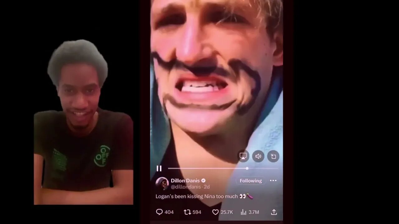 Logan Paul embarrassment 🤣🎯gets even worser with #dillon new Twitter post