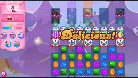 Candy Crush Level 4282 Talkthrough, 22 Moves 0 Boosters
