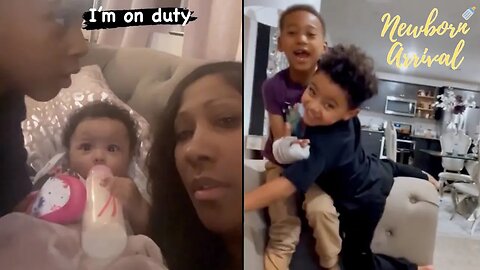 "Jesus Take The Wheel" Blueface Mom Karlissa Is Overwhelmed By Grandson's During Granny Duty! 😱