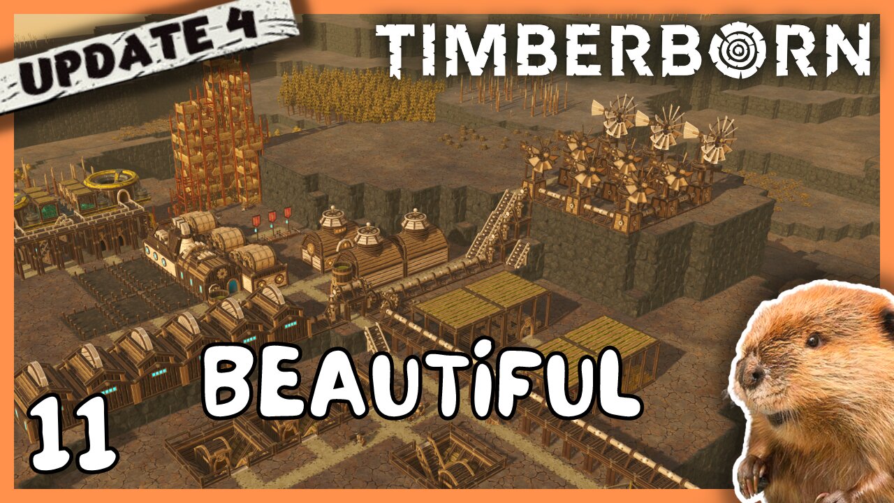 Very Busy Beavers. Lots To Do | Timberborn Update 4 | 11