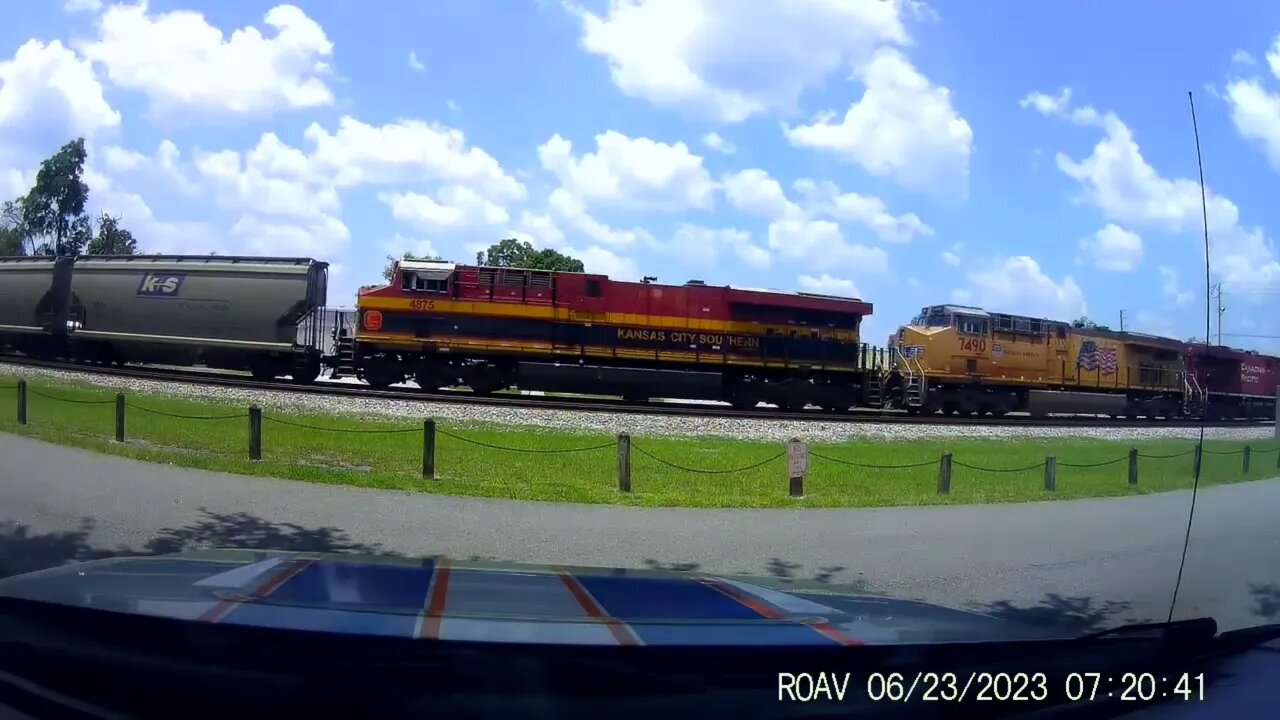 Folkston Train 1 6/25 dash cam