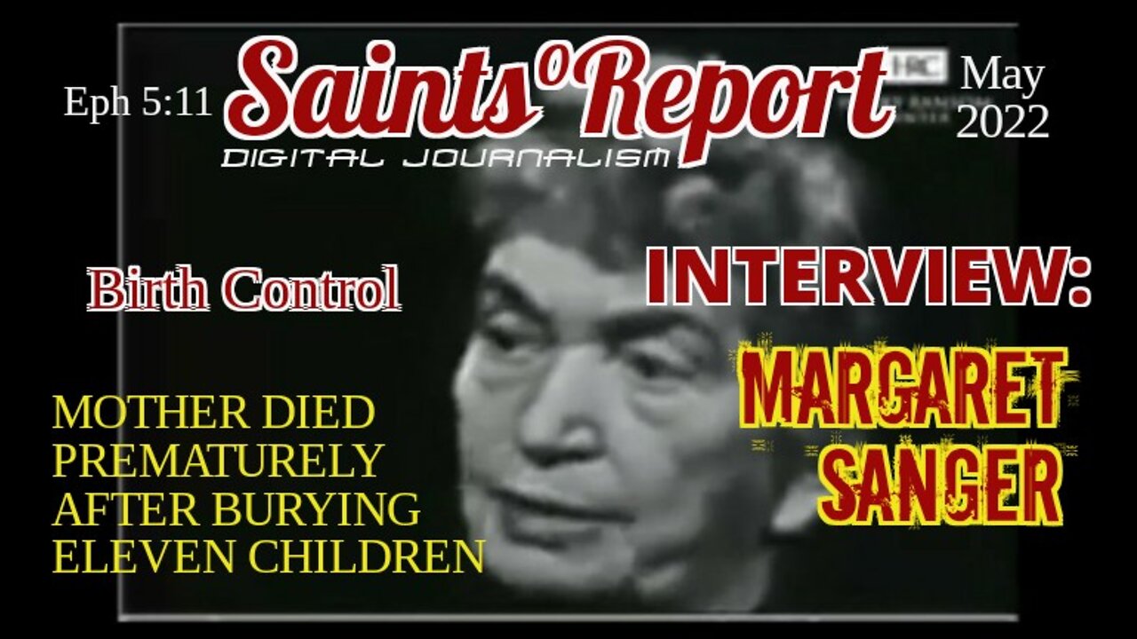 1k35. ⛔Founder of Planned Parenthood☠Alter of Satanic Child Sacrifice