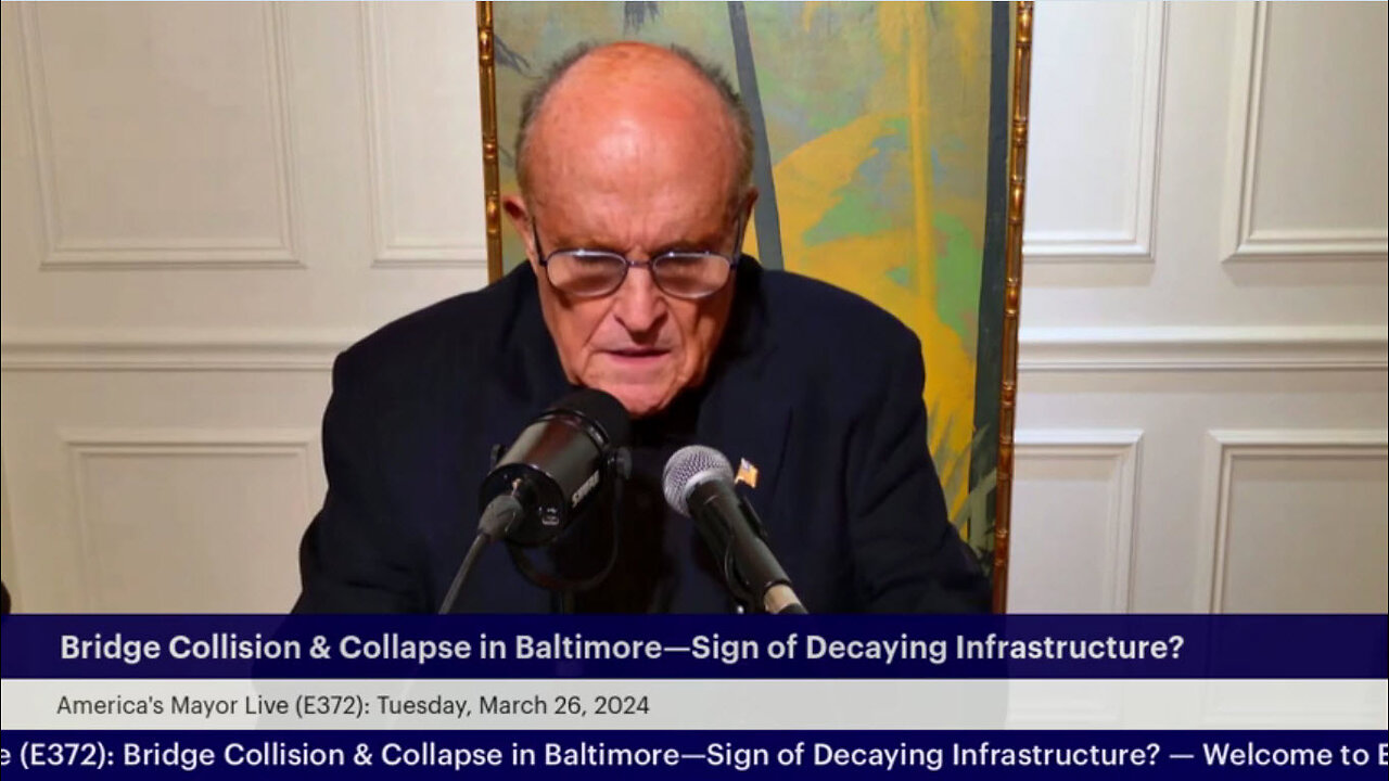 America's Mayor Live (E372): Bridge COLLISION/COLLAPSE in Baltimore—Sign of Decaying Infrastructure?