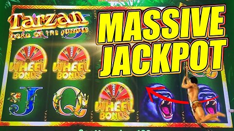 MASSIVE TARZAN JACKPOT! 🐵 Insane Slot Bonus Unleashed in Jungle!