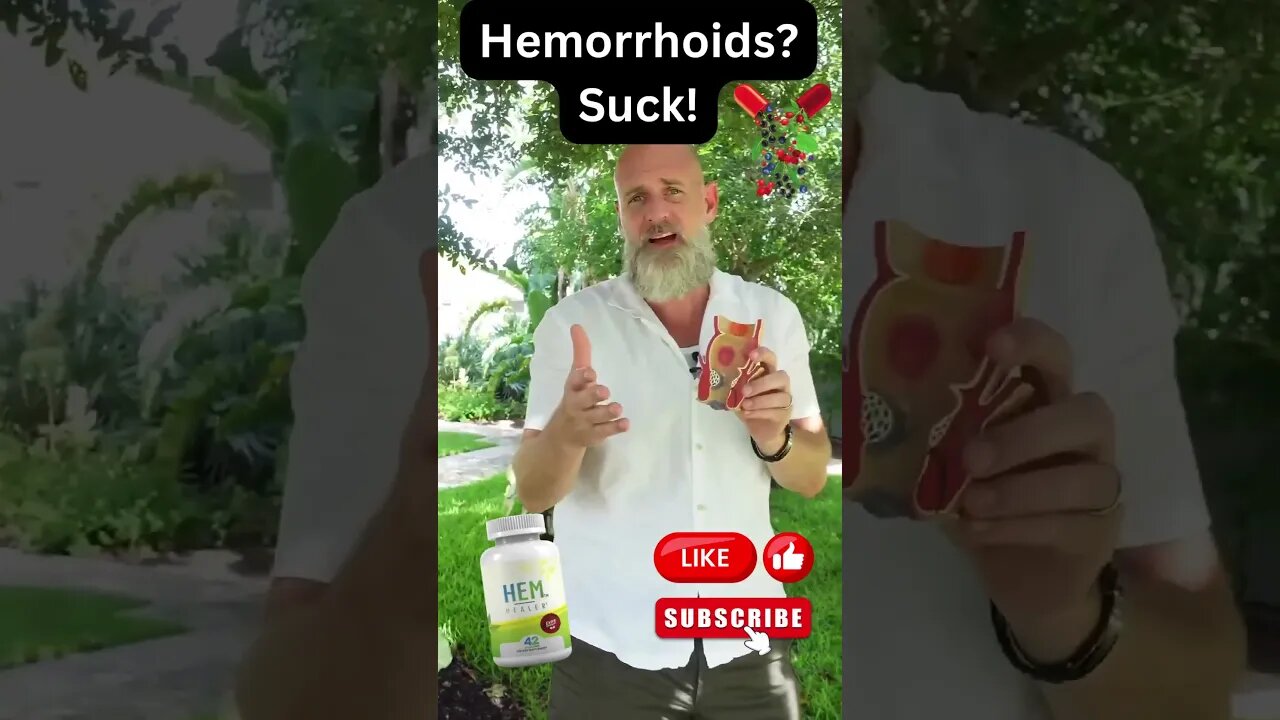 Hemorrhoids Hanging Around!🥹 #hemorrhoidtreatment #piles#hemorrhoidrelief #naturalmedicine #shorts