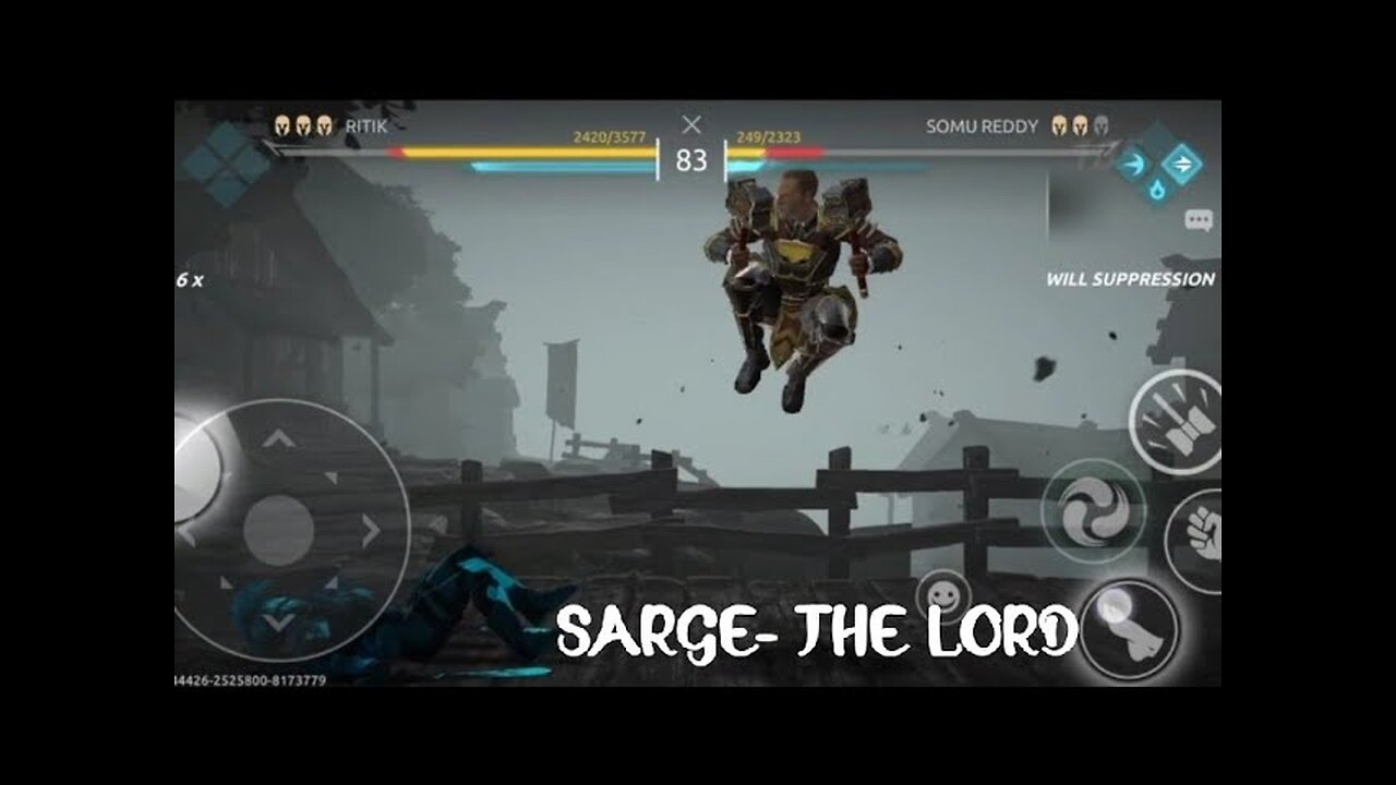 Lord Sarge Surpremacy || Shadow Fight 4 gameplay || Gameplay video|| Arena || SF4