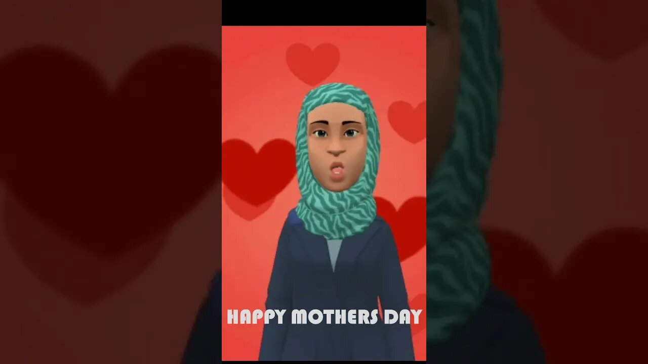 Happy Mothers Day poetry animated cartoon 3d