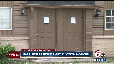 East side residents get eviction notices