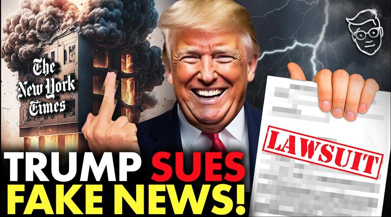 Trump Unleashes $10 BILLION LAWSUIT Against New York Times and CBS Over FAKE NEWS | 'Pay Up!'