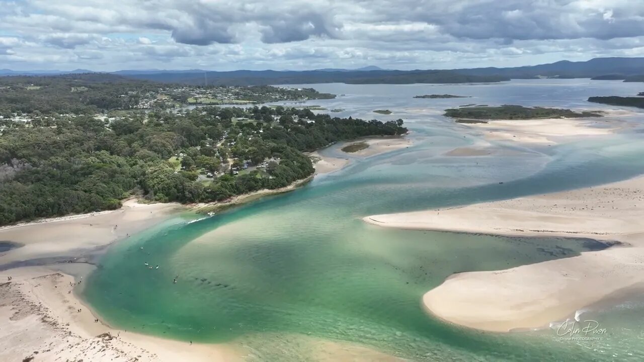 Bastion Point Mallacoota 20 January 2023 by drone 4k