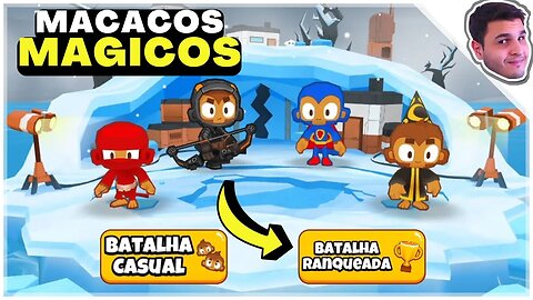 Da Pra VENCER Usando macacos MAGICOS ? BLOONS TD 2 BATTLES