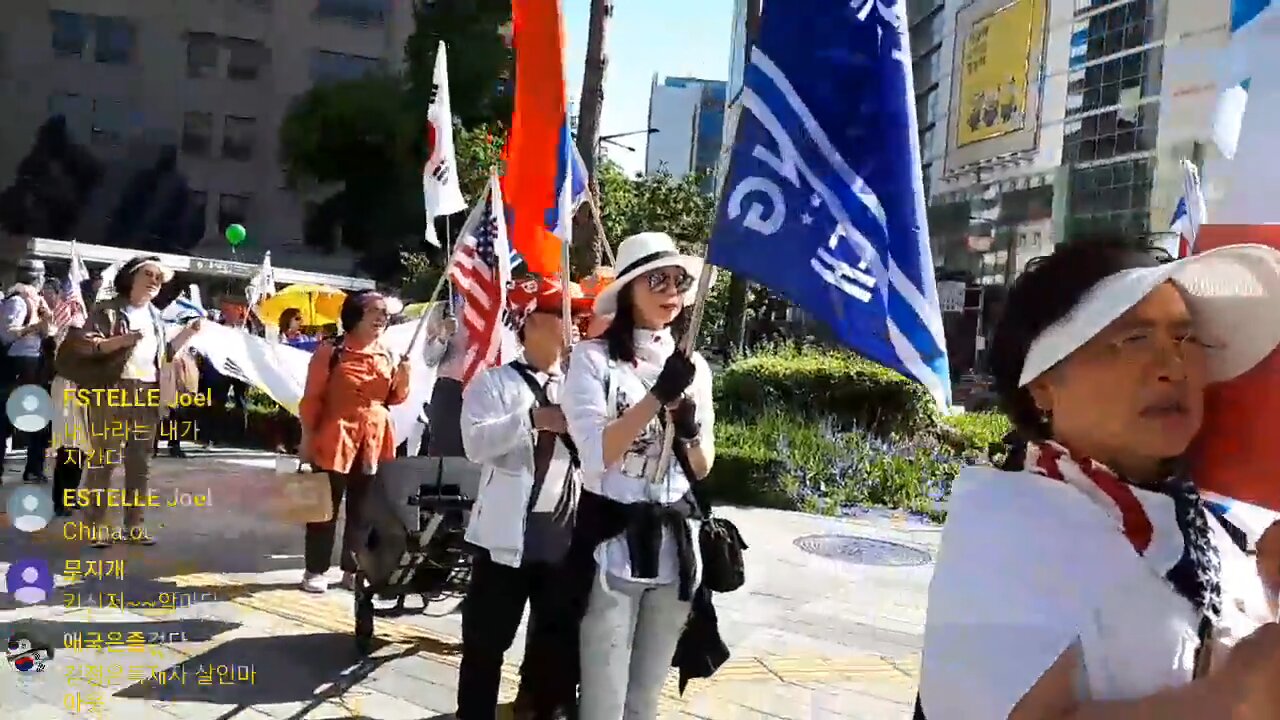 ★[서울 20차-행진] 멸중!한미이 영원혈맹 태극기대반격 구국투어 (태투!) [태평TV] 180519토