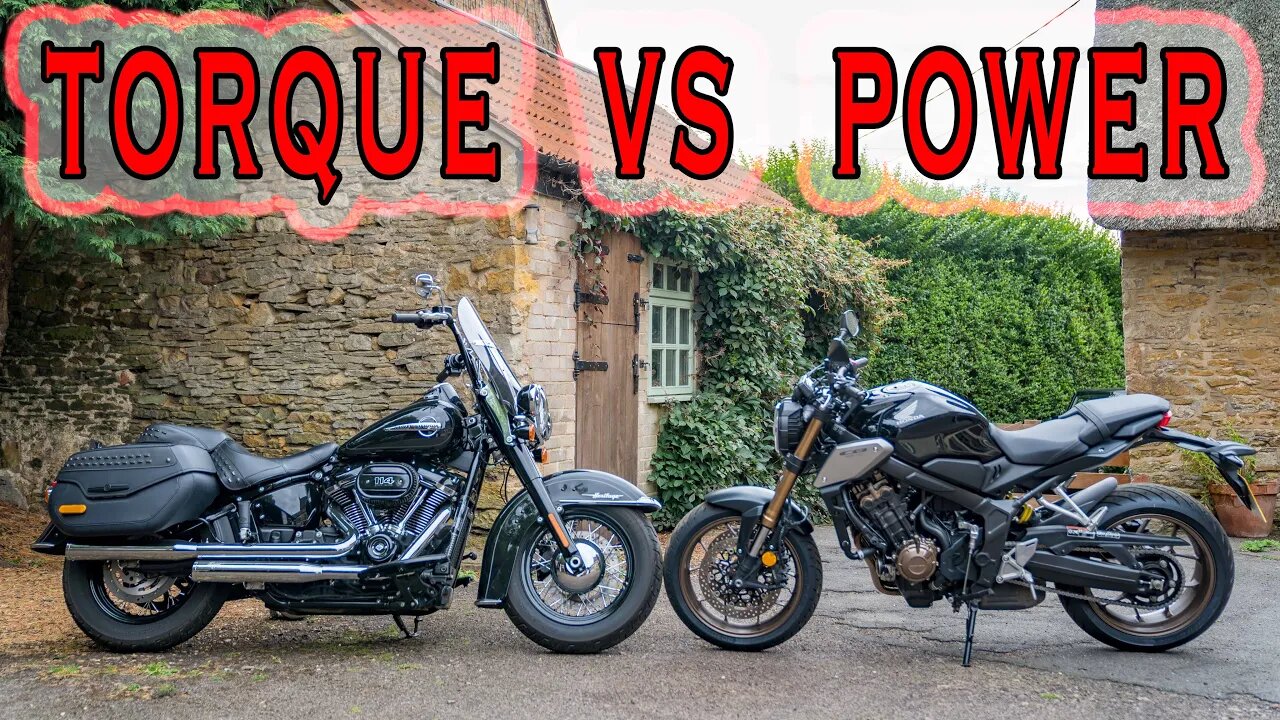 Torque vs Power SIMPLIFIED! We use a Harley-Davidson Heritage Classic 114 & Honda CB650R to explain!